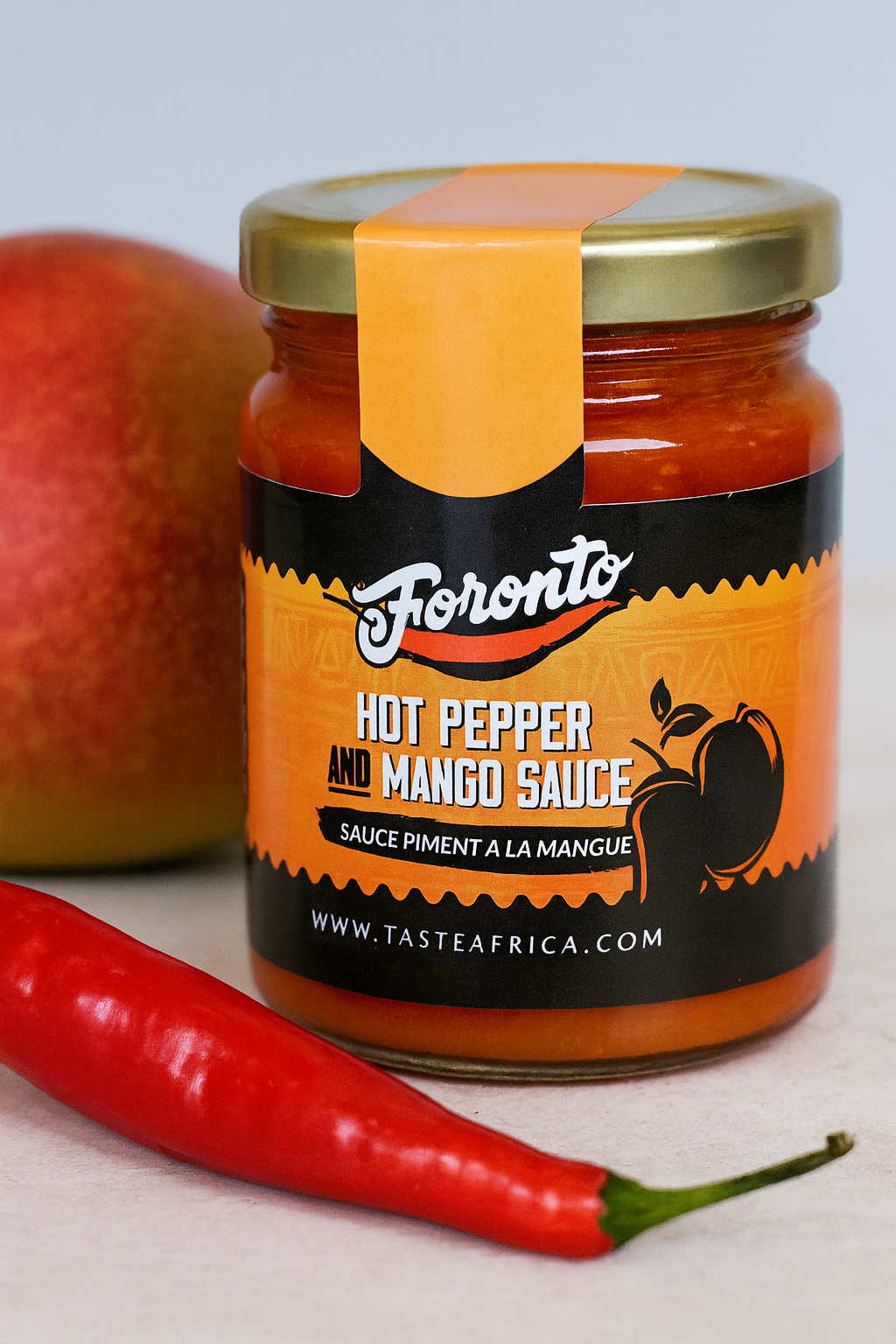 Foronto Hot Pepper and Mango Sauce