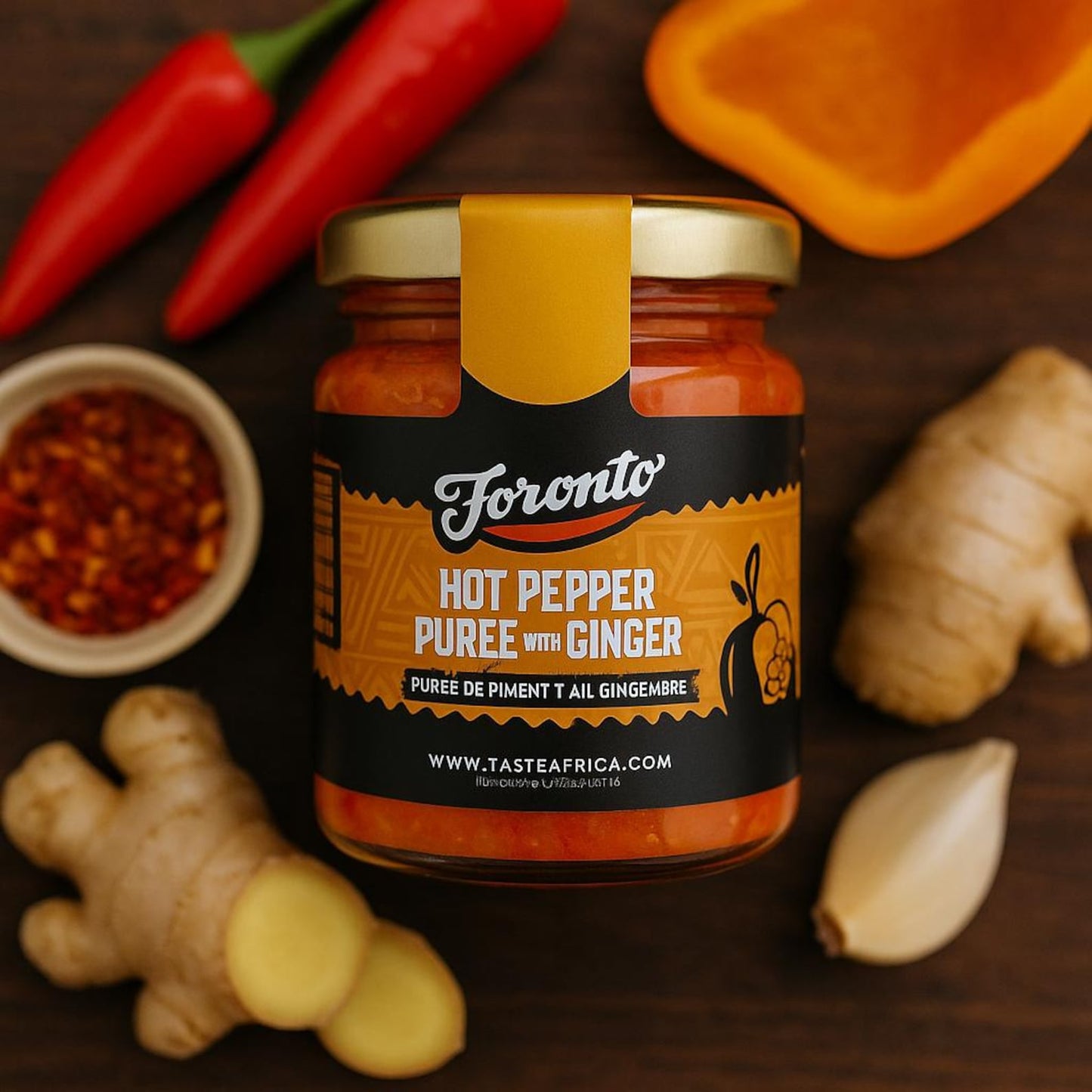 Hot Pepper and Ginger Sauce