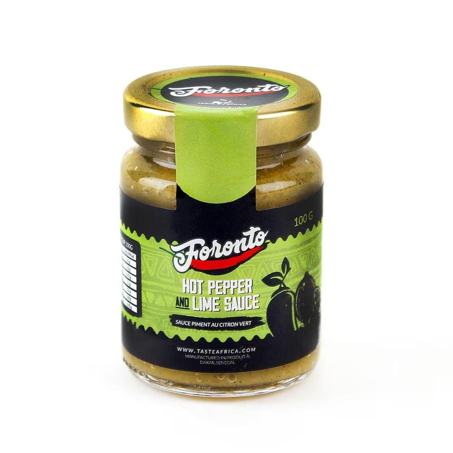 Foronto Hot Pepper and Lime Sauce