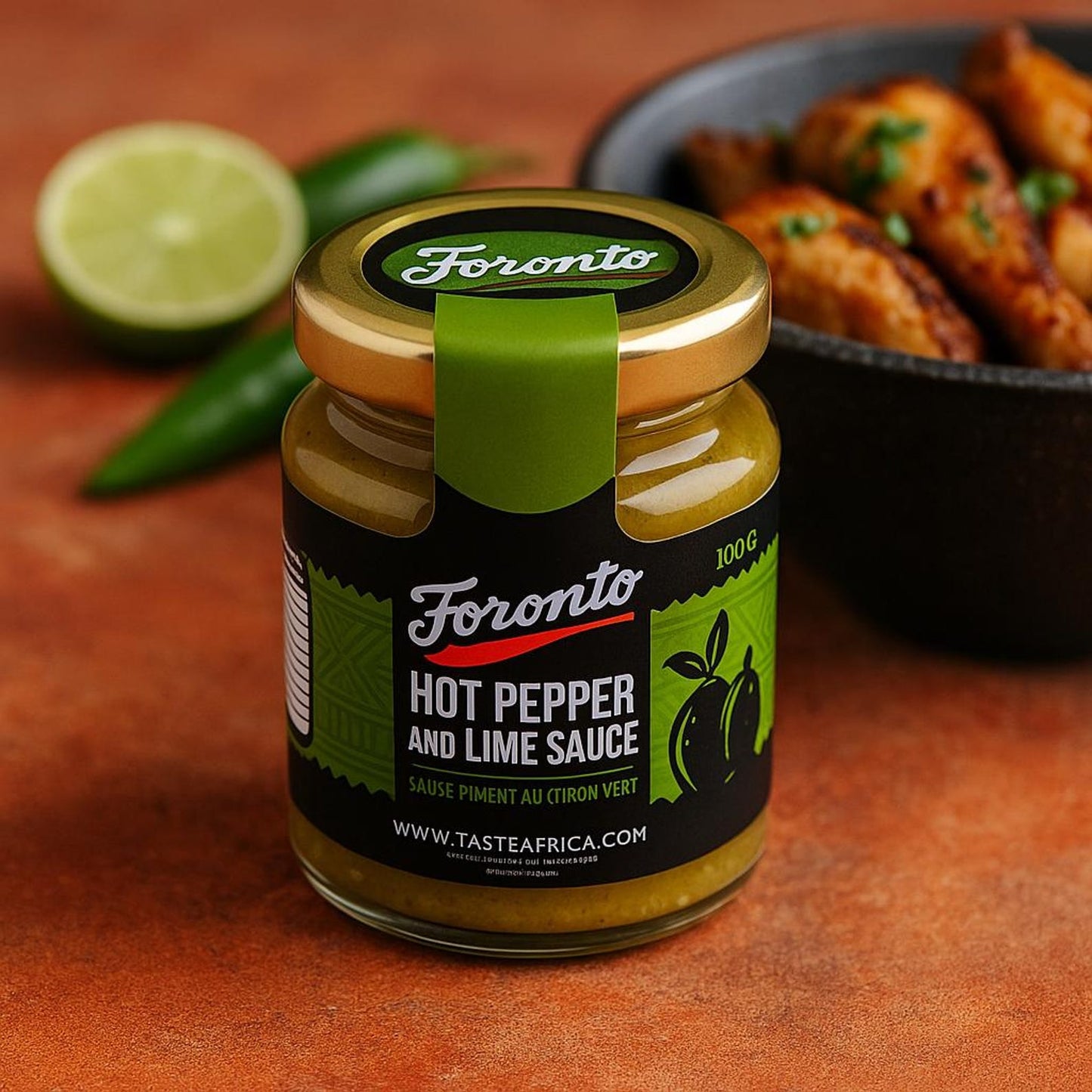 Foronto Hot Pepper and Lime Sauce