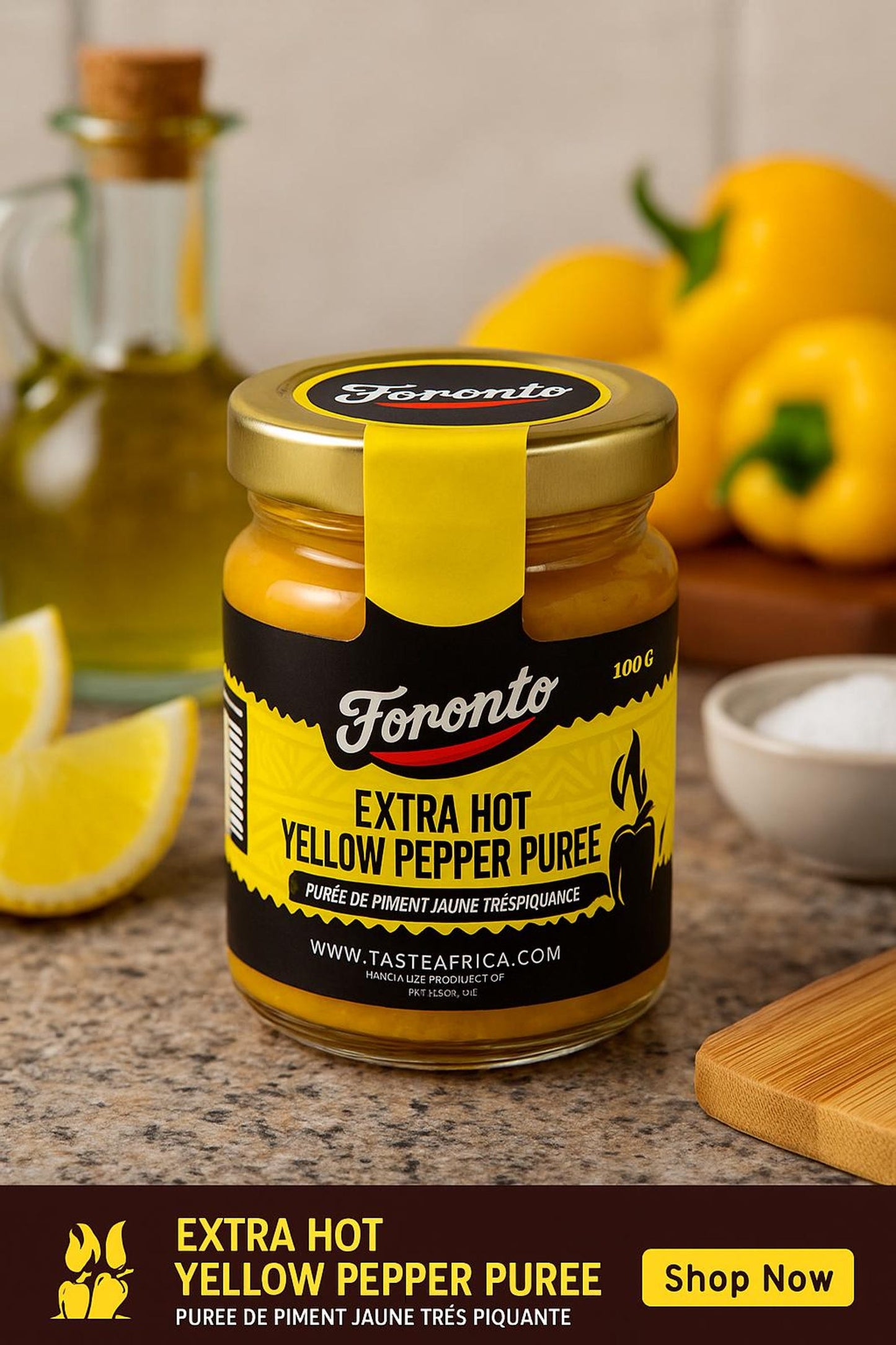 Extra Hot Yellow Pepper Puree