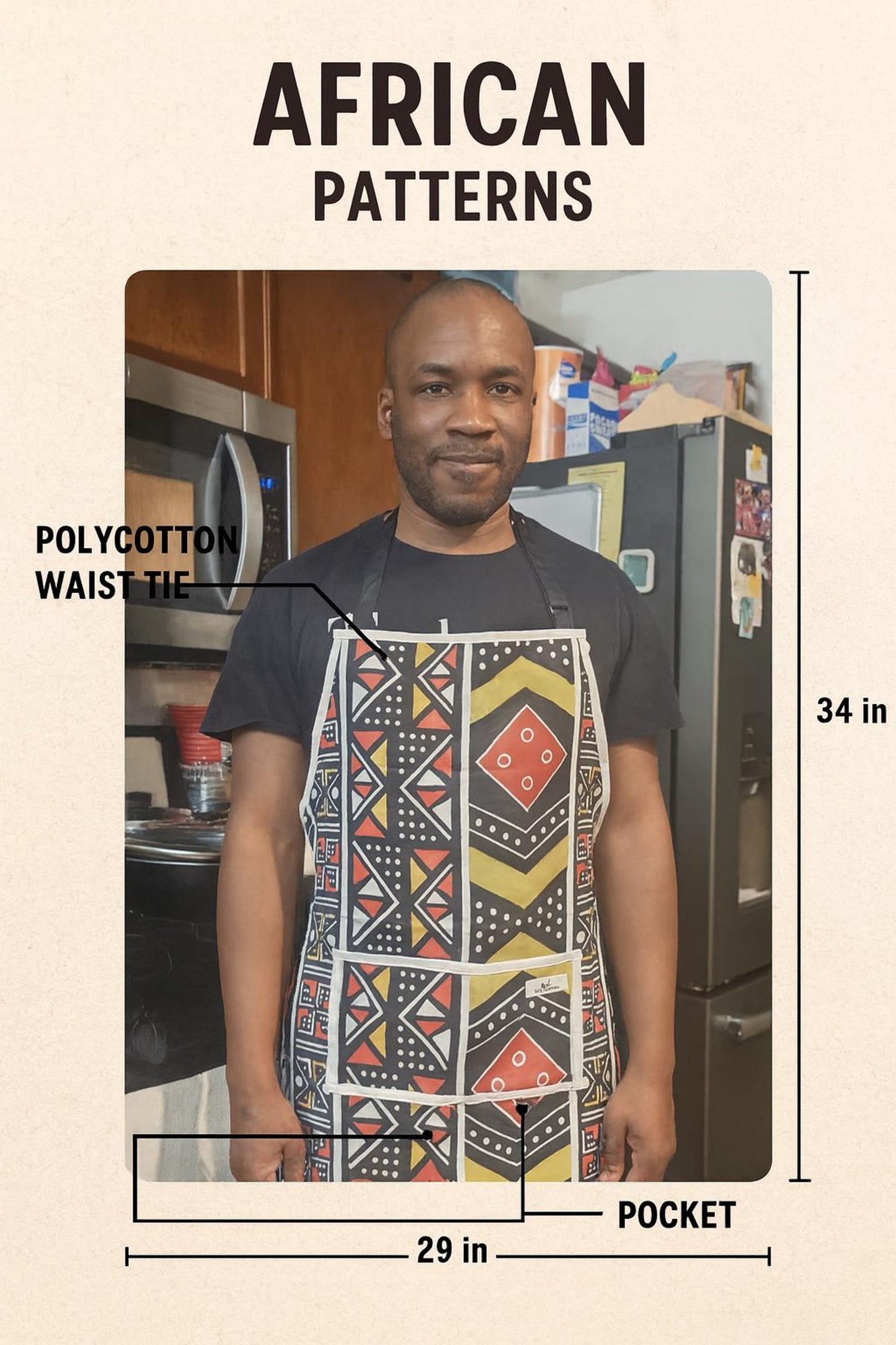 African Apron – Ethnic Style Kitchen Linen
