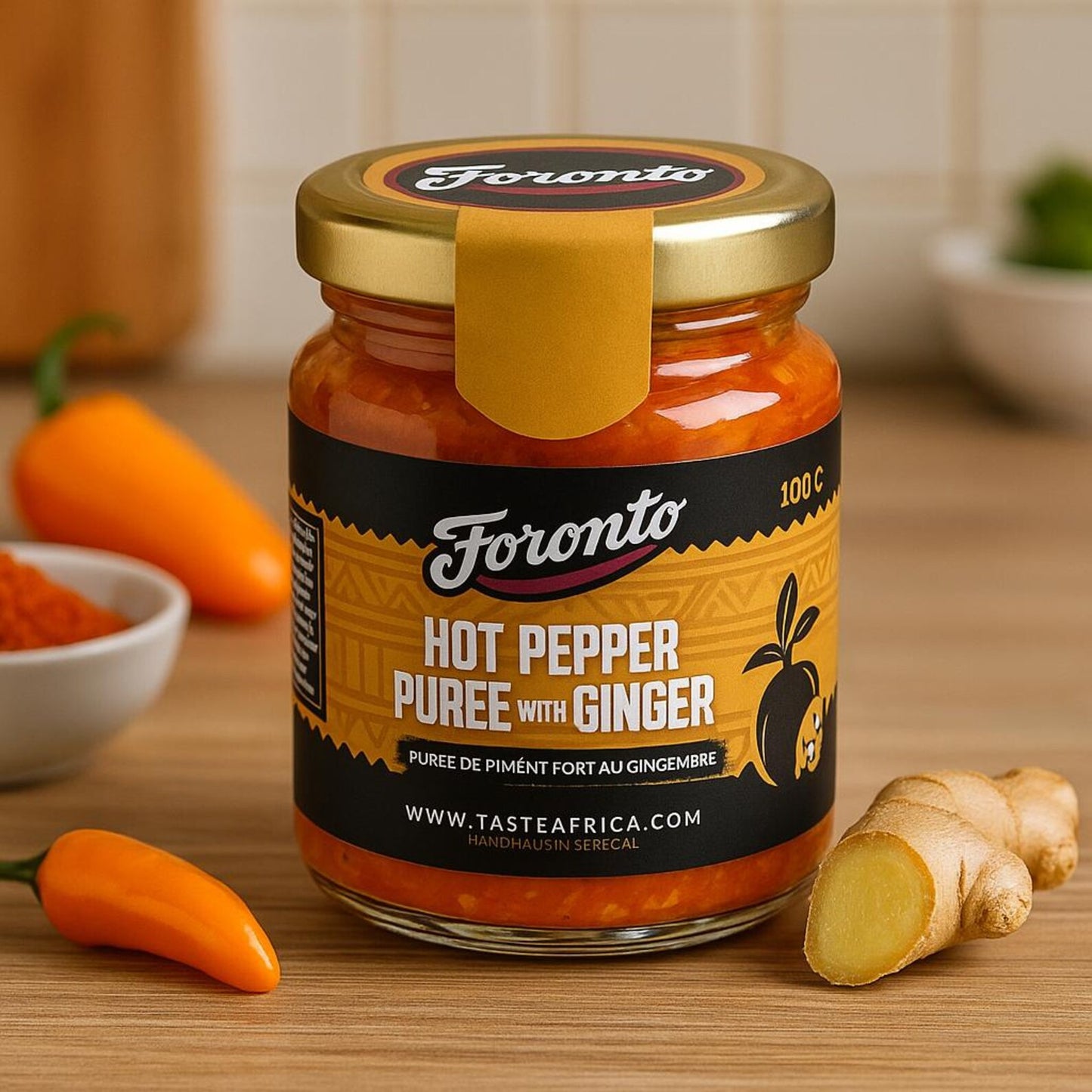Hot Pepper and Ginger Sauce