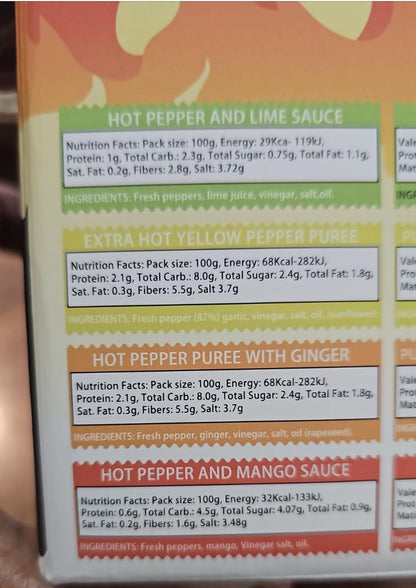 Hot Pepper and Ginger Sauce